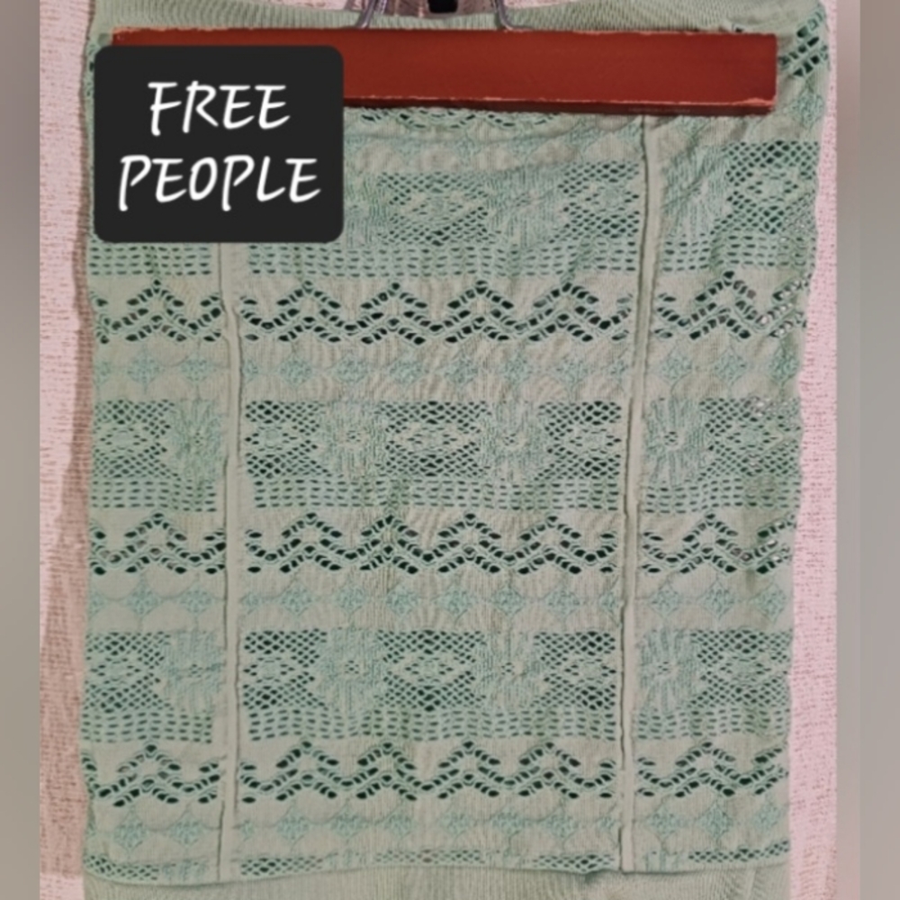 Free people intimately tank top turquoise color Womens Size medium